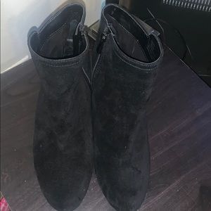 Suede ankle boots
